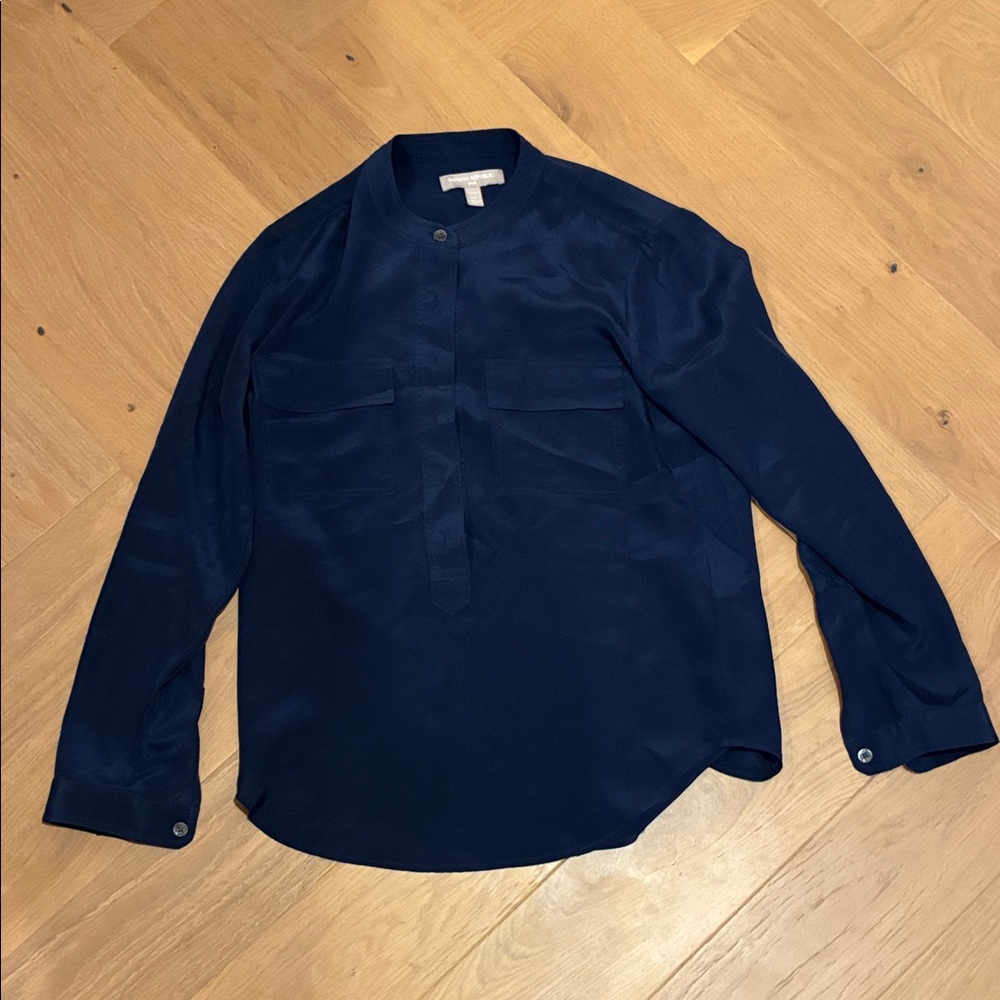 Banana Republic Dark Blue Women's Button Down Shirt